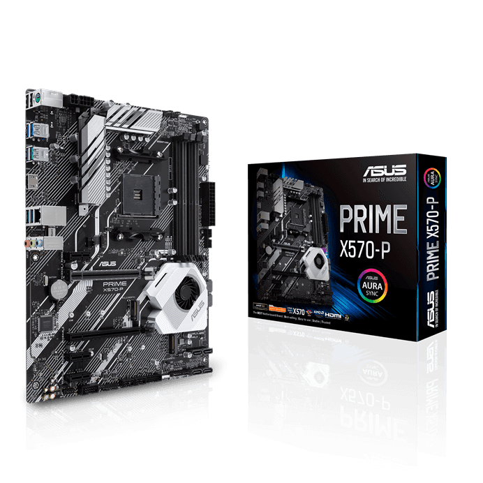 Asus ASUS PRIME X570-P AMD AM4 ATX Motherboard, PCIe 4.0, 12 DrMOS power stages, DDR4 4400MHz, dual M.2, HDMI, SATA 6Gb/s, USB 3.2 Gen 2 and Aura Sync RGB header | 90MB11N0-M0EAY0 - thumbnail 3