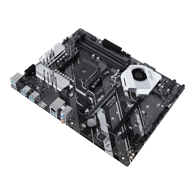 Asus ASUS PRIME X570-P AMD AM4 ATX Motherboard, PCIe 4.0, 12 DrMOS power stages, DDR4 4400MHz, dual M.2, HDMI, SATA 6Gb/s, USB 3.2 Gen 2 and Aura Sync RGB header | 90MB11N0-M0EAY0 - thumbnail 5