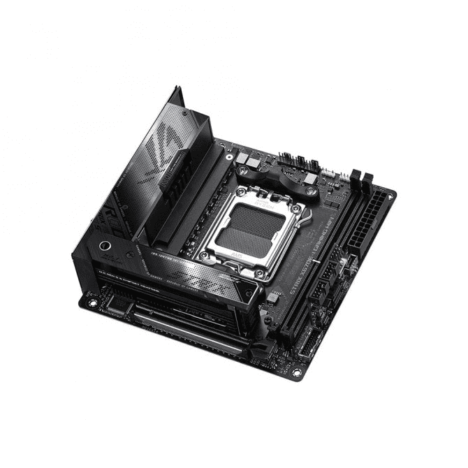 Asus ASUS ROG Strix X670E-I Gaming WIFI Motherboard, Mini-ITX, AMD Socket AM5 (Ryzen 9000/8000/7000), DDR5, PCIe 5.0, WiFi 6E, USB4®, ROG Strix Hive | 90MB1B70-M0EAY0 - thumbnail 4