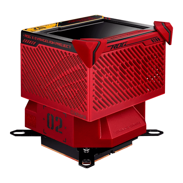 Asus ASUS ROG Ryujin III 360 EVA-02 Edition aRGB Liquid CPU Cooler, 3.5" Full Color LCD, 2200 RPM Fan Speed, 3x 120mm Magnetic Daisy-Chainable Fan, 360mm Radiator,  70.07 CFM Airflow | 90RC00L3-M0UAY0 - thumbnail 6