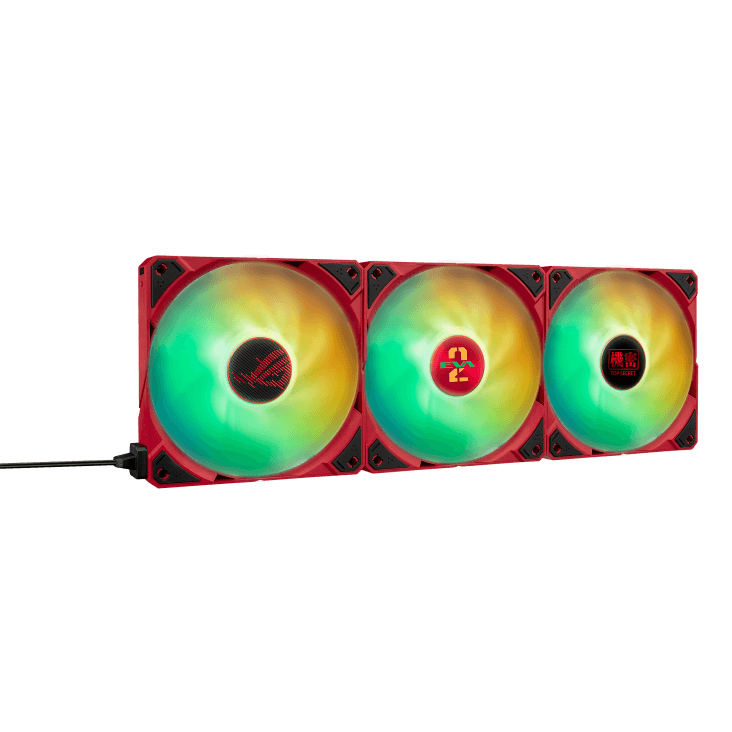 Asus ASUS ROG Ryujin III 360 EVA-02 Edition aRGB Liquid CPU Cooler, 3.5" Full Color LCD, 2200 RPM Fan Speed, 3x 120mm Magnetic Daisy-Chainable Fan, 360mm Radiator,  70.07 CFM Airflow | 90RC00L3-M0UAY0 - thumbnail 14