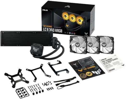 Asus Asus TUF Gaming LC II 360 ARGB All in one Liquid Cooler With Aura Sync, 360MM Radiator, Black | 90RC00M1-M0UAY0 - thumbnail 4