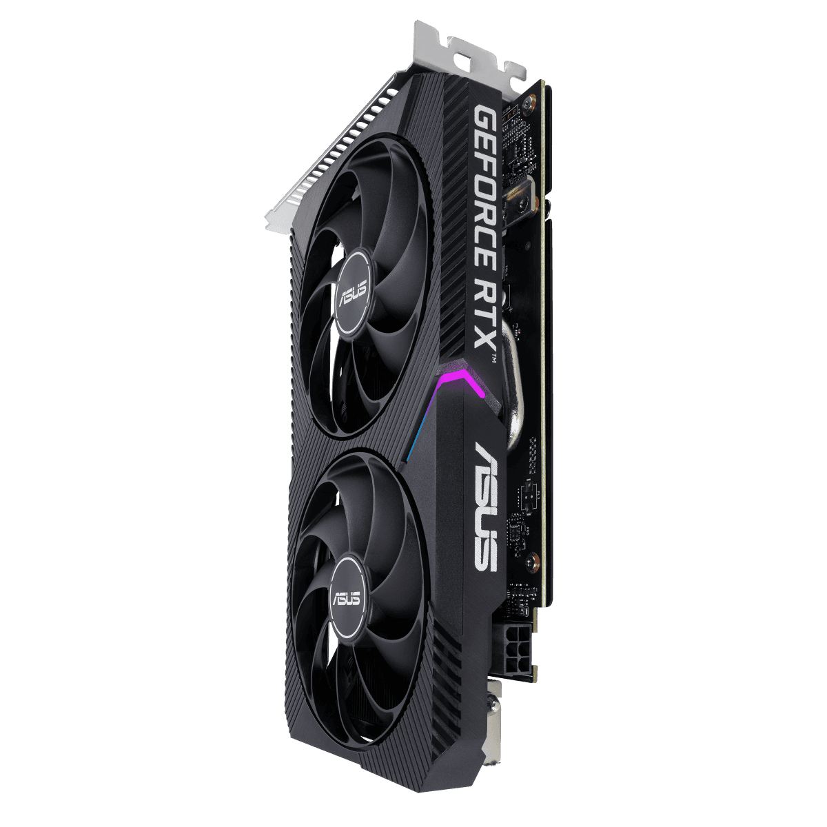 Asus ASUS Dual Nvidia GeForce RTX 3050 V2 OC Edition 8GB GDDR6 128-bit Graphic card, 2560 CUDA Core, 1852 MHz Max Boost, Clock, 7680 x 4320 Max Resolution, 14 Gbps Memory, 2 Year Warranty, Black | 90YV0GH6-M0NA00 - thumbnail 5