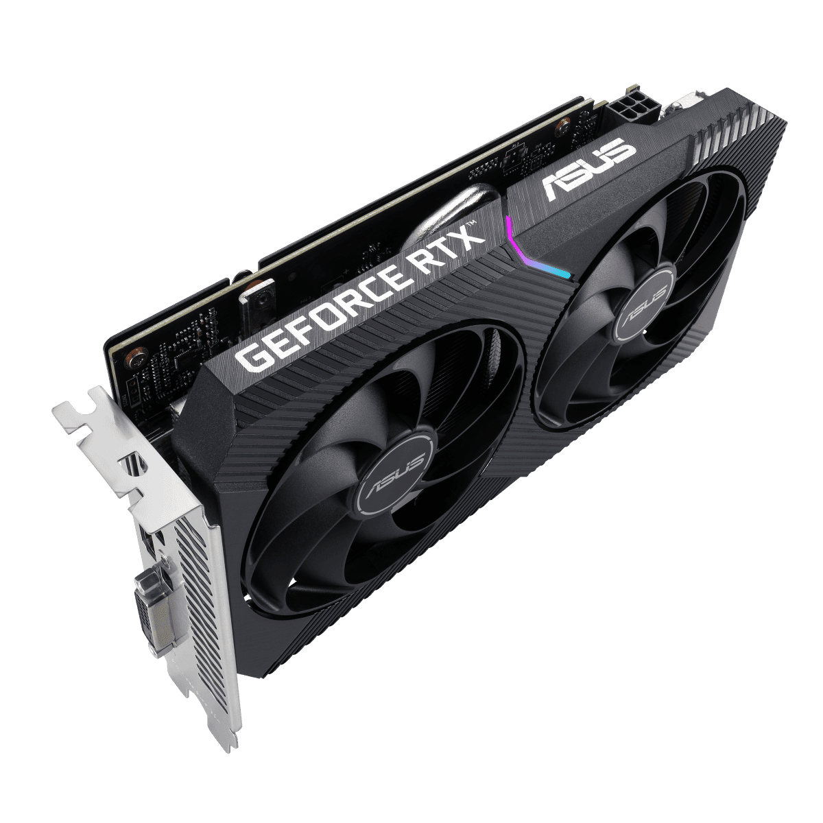Asus ASUS Dual Nvidia GeForce RTX 3050 V2 OC Edition 8GB GDDR6 128-bit Graphic card, 2560 CUDA Core, 1852 MHz Max Boost, Clock, 7680 x 4320 Max Resolution, 14 Gbps Memory, 2 Year Warranty, Black | 90YV0GH6-M0NA00 - thumbnail 8