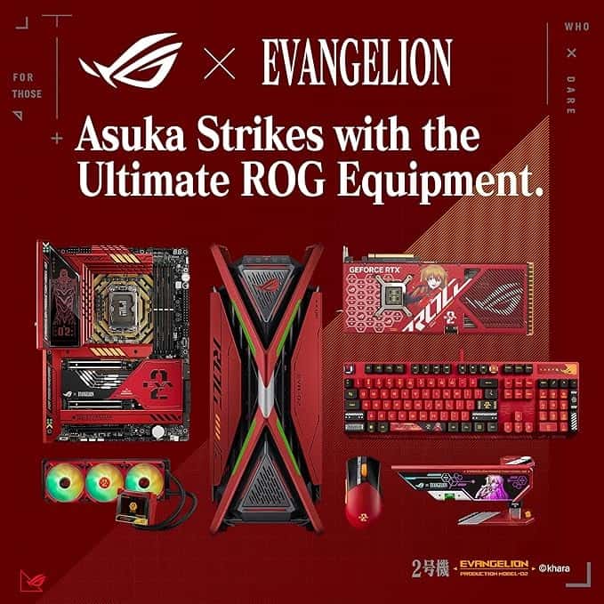 Asus ASUS ROG Strix Scope RX EVA-02 Edition, 100% RGB Gaming Keyboard, ROG RX Red Optical Mechanical Switches, IP57 Water Resistance, USB Passthrough, Wider Ctrl Key, Stealth Key, Macro Support, EVA-themed - thumbnail 7