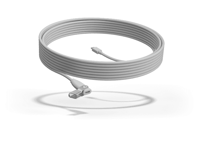 Logitech Logitech Rally Mic Pod Extension Cable 10 meter extension cable,  OFF ??? White | 952-000047 - thumbnail 1