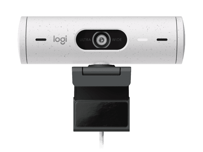 Logitech Brio 500 Full HD 1080p Webcam, Auto Light Correction, Show Mode, Dual Noise Reduction Mics, Webcam Privacy Cover, Works with MS Teams, Google Meet, Zoom, USB-C Cable, Off-White | ???960-001428 thumbnail 3