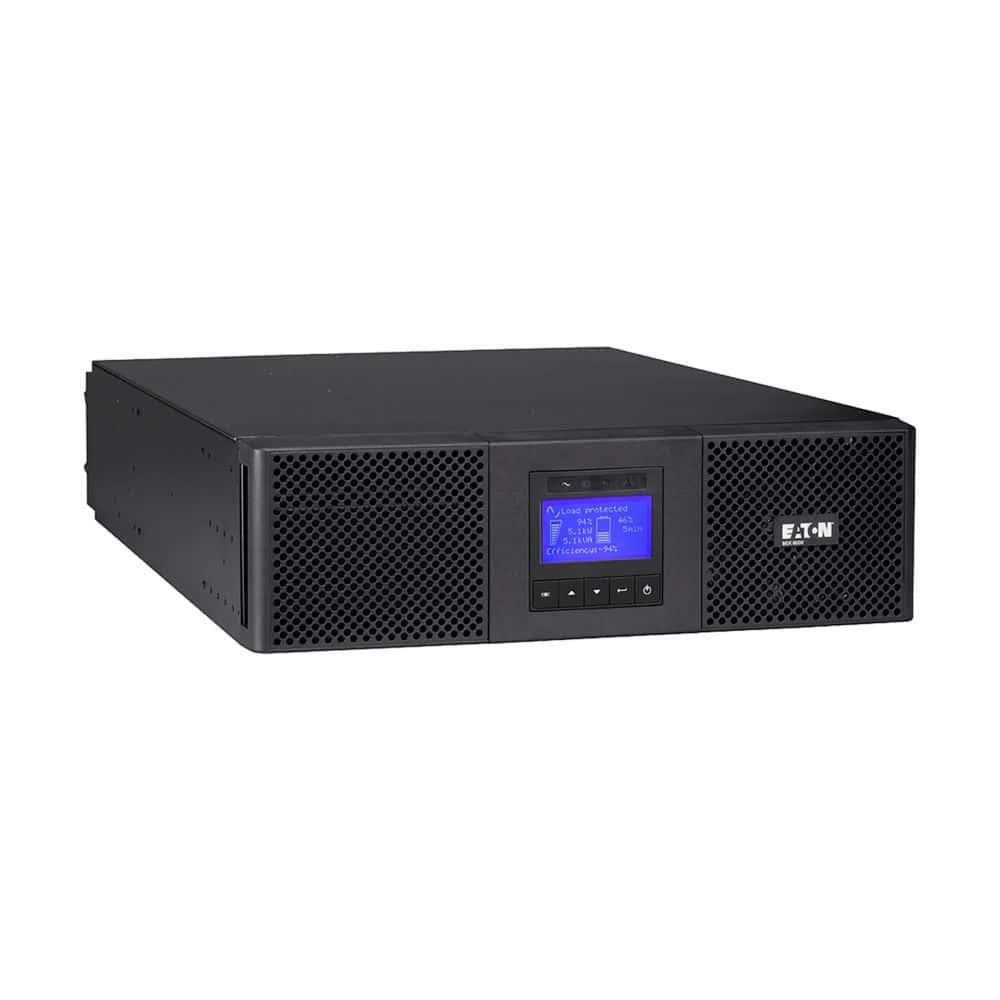 EATON Eaton 9SX UPS, 5000 VA, 4500 W, Input: Hardwired, Outputs: (8) C13, (2) C19, Hardwired, Rack/tower, 3U ,9SX5KiRT,743172039347 - thumbnail 4