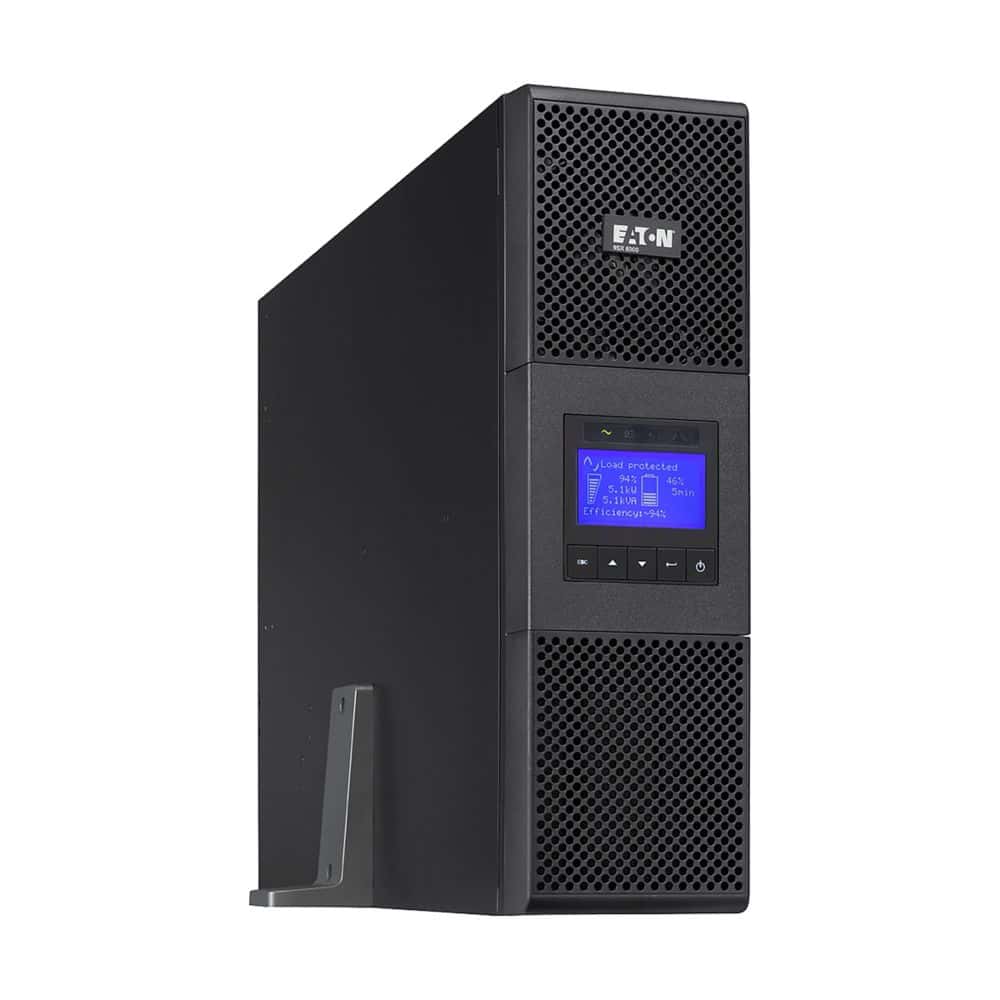 EATON Eaton 9SX UPS, 5000 VA, 4500 W, Input: Hardwired, Outputs: (8) C13, (2) C19, Hardwired, Rack/tower, 3U ,9SX5KiRT,743172039347 - thumbnail 1
