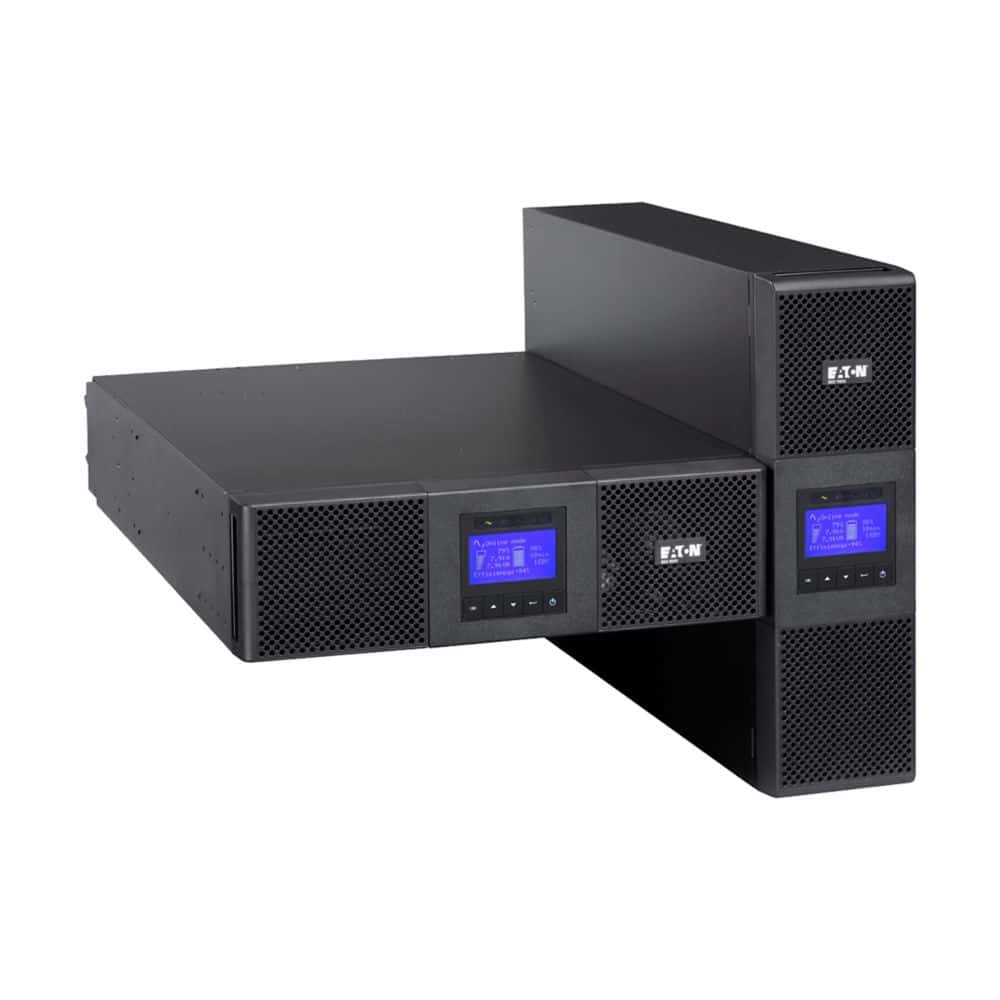 EATON Eaton 9SX UPS, 5000 VA, 4500 W, Input: Hardwired, Outputs: (8) C13, (2) C19, Hardwired, Rack/tower, 3U ,9SX5KiRT,743172039347 - thumbnail 3
