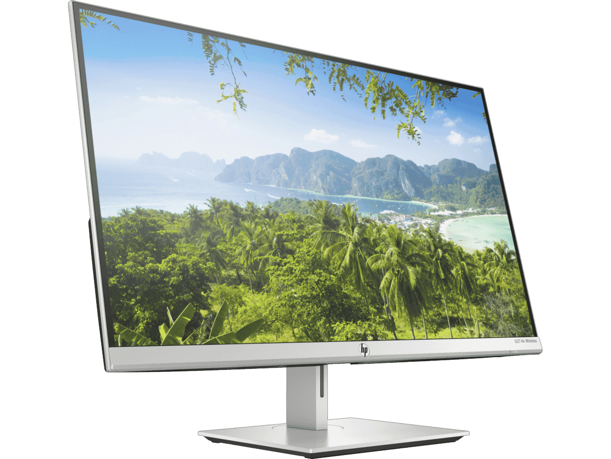 Hp HP U27 4K Wireless Monitor, Wireless sharing, 4k (3,840 x 2160), 27 Inch, IPS, Height Adjustable Stand, VESA Mount, (1 DisplayPort, 1 HDMI, 3 USB-A Ports) - Silver/Black U27 WIRELESS MONITOR - thumbnail 5