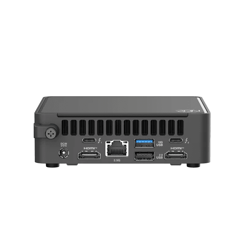 Asus ASUS NUC 15 Pro Mini PC (Barebone),  Intel Core Ultra 5 225H Processor, Intel Arc GPU, RNUC15CRKU500003, (No SSD, Memory, and OS) | 90AR00R2-M000D0 - thumbnail 2