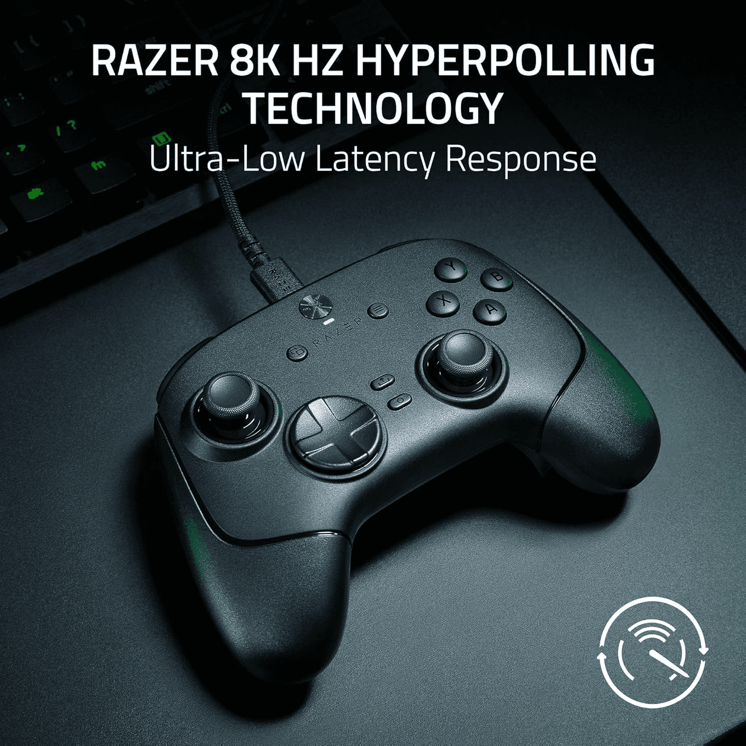 RAZER Razer Wolverine V3 Tournament Edition Wired PC Gaming Controller,  8K Hz Polling Rate, Hall Effect Thumbsticks, Mecha-Tactile Buttons, Black | RZ06-05550100 - thumbnail 5