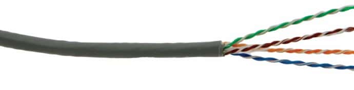 D-link Cat6A 10G U/UTP 23AWG Cable Rolls, 4 Pairs Unshielded Twisted Pair (U/UTP) Cable, FR PVC Corrugated Jacket Central Cross separator, Available in 305 mtr MDF spools in a box, Gray  | NCB-6AUGRYR-305 - thumbnail 2