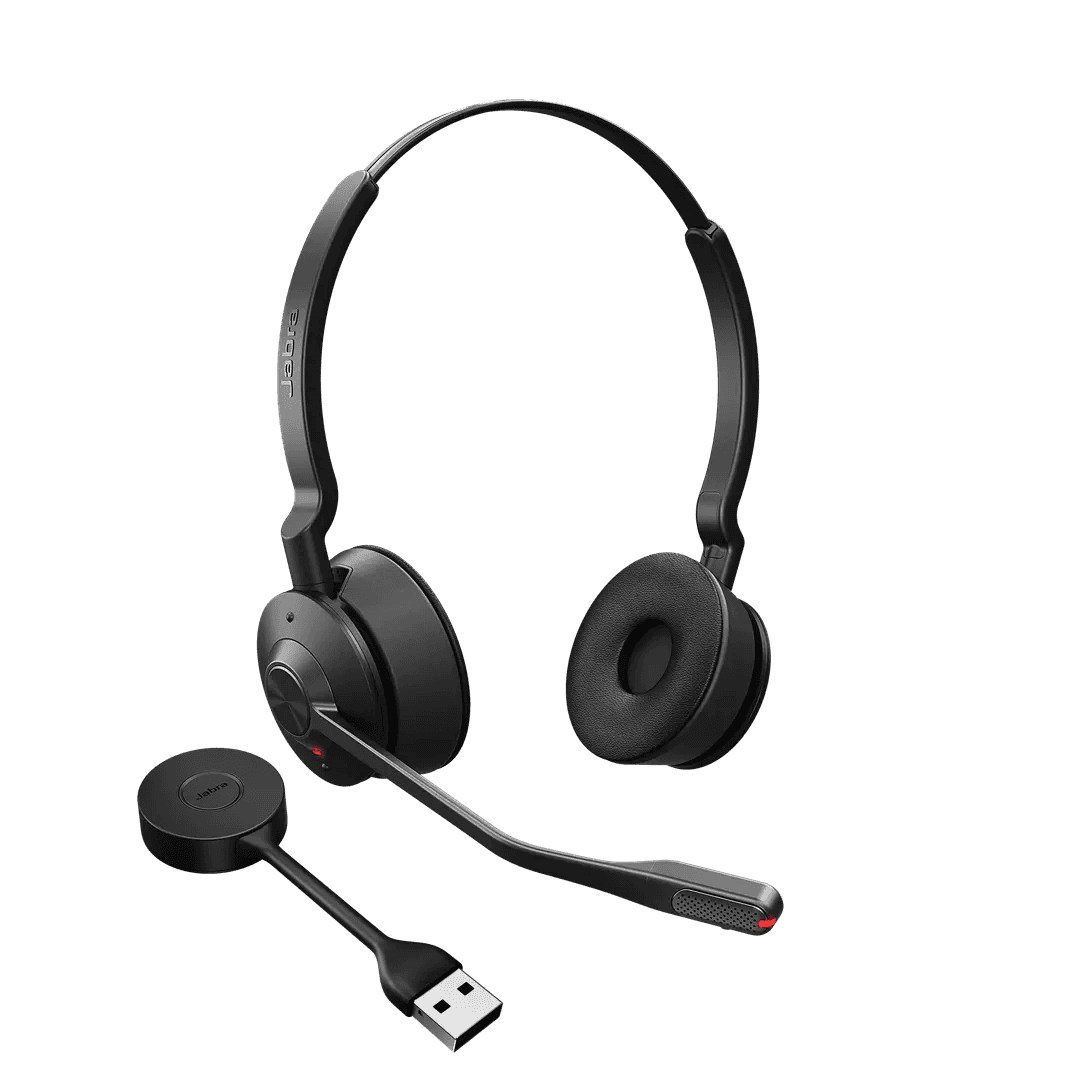 Jabra Jabra Engage 55 SE Wireless Headset, USB-A, UC Stereo, DECT Wireless technology Up to 150m | 490ft, Dual Microphone | 9659-410-111 - thumbnail 1