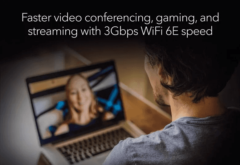 NETGEAR NETGEAR Nighthawk A8000 AXE3000 WiFi 6E USB 3.0 Adapter, Tri-Band (2.4/5/6GHz) Wireless Dongle, 3Gbps Speeds, Flip-Open High-Gain Antennas, Windows 10/11 Compatible (A8000) | A8000-100PAS - thumbnail 6