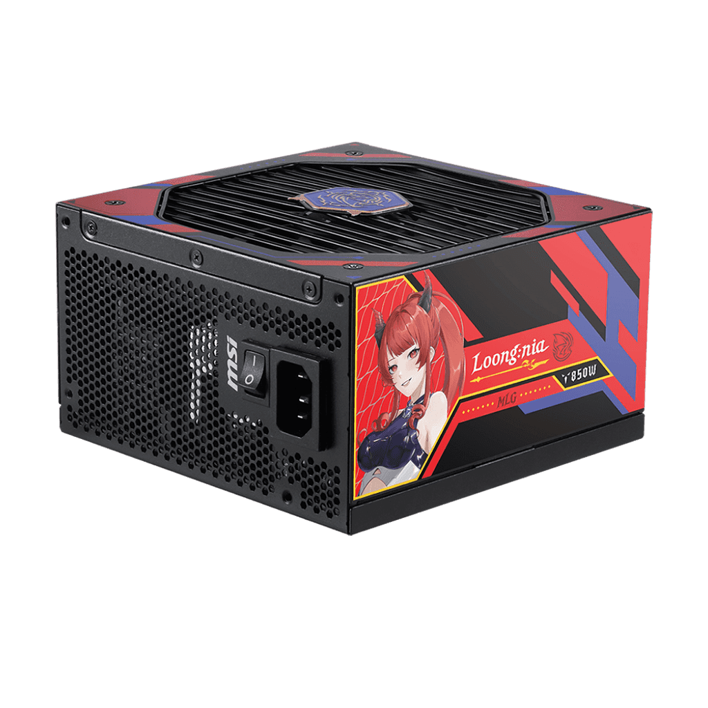 MSI MSI A850GLS MLG Edition, Fully Modular Compact Gaming 850W Power Supply, 80+ Gold, ATX 3.1 & PCIe 5.1 Ready, Native Dual-Color 12V-2x6 Cable, Low-Noise, Embossed Jacket Cables, 10 Year Warranty - thumbnail 5