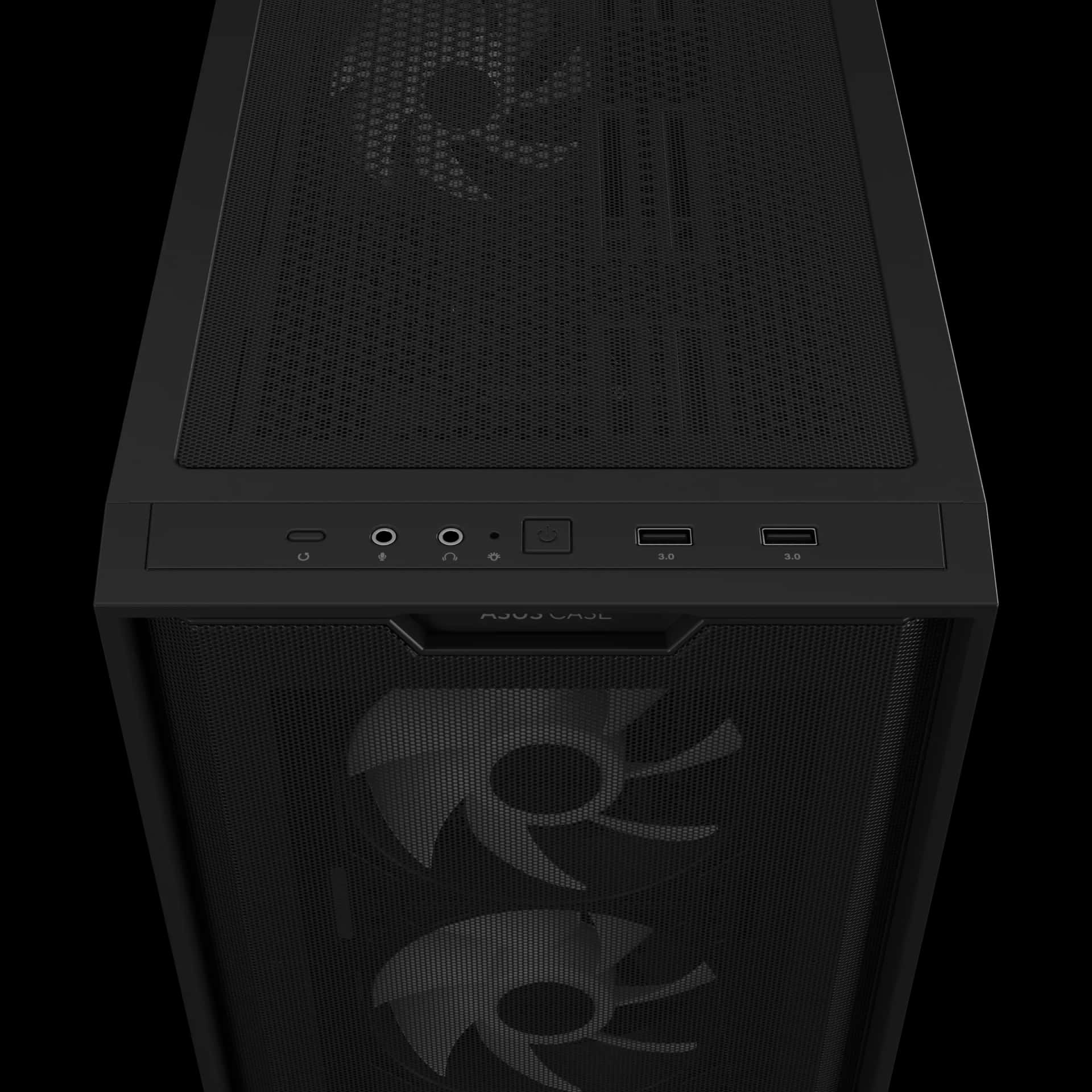 Asus ASUS A21 PLUS microATX Computer Case, 4x pre-installed ARGB fan, Supports Hidden-connector MoBo, 360mm radiators & 380mm Graphics cards | 90DC00H0-B19010 - thumbnail 6