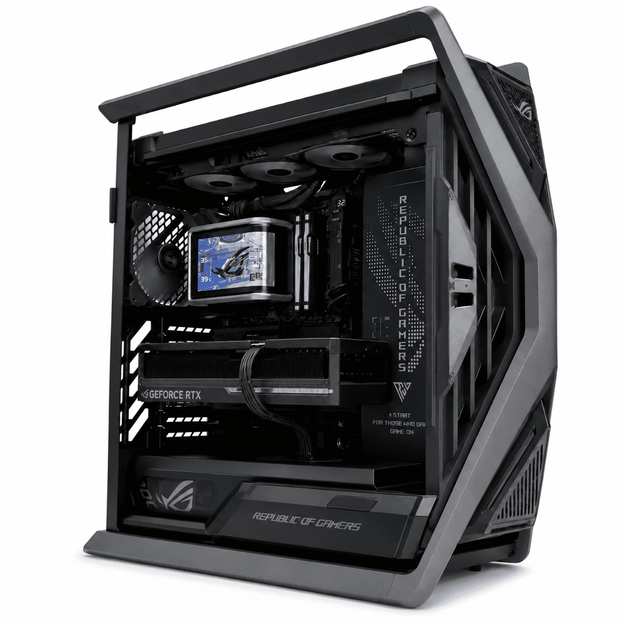 Asus ASUS Agent Computer, AMD Ryzen 9 9950X3D, ROG Astral RTX 5090 32GB, 128GB DDR5, 2TB Gen5 SSD Gaming & Local AI Desktop - thumbnail 1