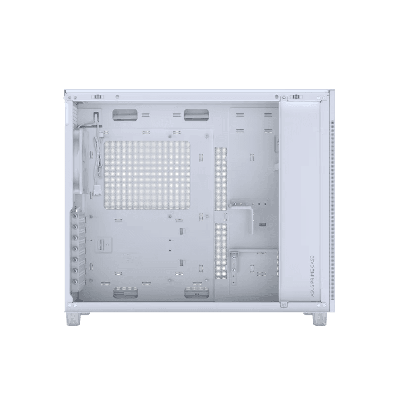 Asus ASUS Prime AP303 Mesh Edition, The Ultimate Compact 45-Liter High-Airflow ATX Chassis, Supporting 360mm GPUs and Radiators, Full-Size ATX PSUs, Front Panel USB Type-C Connectivity, AP303/WT/MESH, White | 90DC00V3-B39000 - thumbnail 6