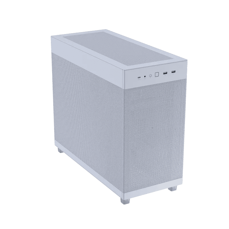 Asus ASUS Prime AP303 Mesh Edition, The Ultimate Compact 45-Liter High-Airflow ATX Chassis, Supporting 360mm GPUs and Radiators, Full-Size ATX PSUs, Front Panel USB Type-C Connectivity, AP303/WT/MESH, White | 90DC00V3-B39000 - thumbnail 3