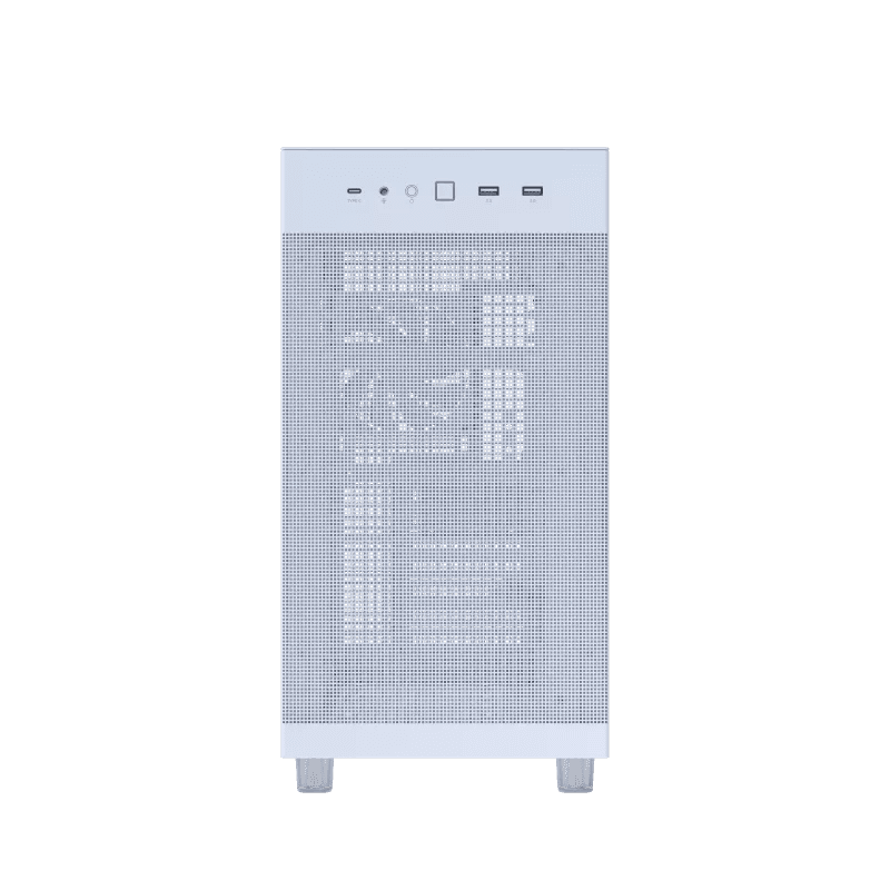 Asus ASUS Prime AP303 - Tempered Glass Panel Compact 44-liter ATX White Gaming Case, Graphics cards up to 360mm, 360mm radiators, ATX PSUs, Front Panel USB Type-C Support | 90DC00V0-B39010 - thumbnail 7