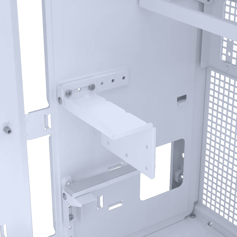 ASUS Prime AP303 - Tempered Glass Panel Compact 44-liter ATX White Gaming Case, Graphics cards up to 360mm, 360mm radiators, ATX PSUs, Front Panel USB Type-C Support | 90DC00V0-B39010 thumbnail 12