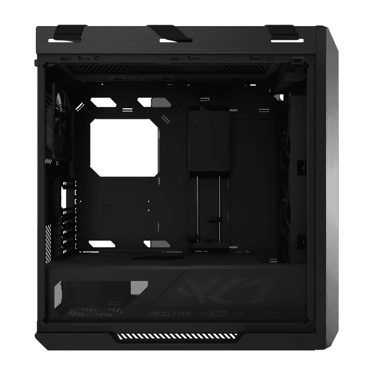 Asus ASUS ROG Strix Helios II EATX Black mid-tower Gaming Case, with Dual Tempered Glass Side Panels, Pre-installed 4x 140mm Fans, Aluminum Frame, Supports up to 450mm GPU, upto 420mm Radiator, Advanced I/O panel | 90DC00W0-B39000 - thumbnail 6