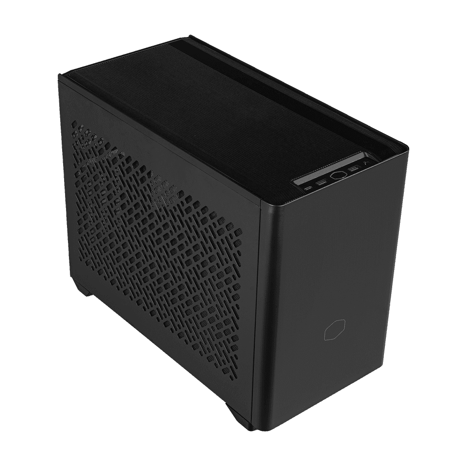 Cooler Master Cooler Master MasterBox NR200P V2 Mini-ITX Black Computer Case, Tempered Glass, 1x Pre-installed Fan, Supports upto Motherboard Mini-ITX, Radiator 280mm, Power Supply SFX-L, Type C, USB 3.2 Gen 1 |  NR200PV2-KCNN-S00 - thumbnail 3