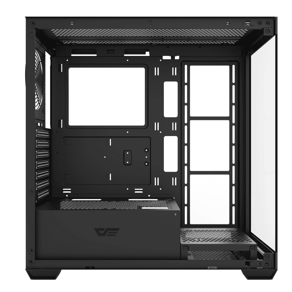 DarkFlash DS900 ATX M-ATX ITX Gaming PC Case with 7 ARGB Fans Pre-Installed, Tempered Glass Panels, Type-C Port, 0.5 SPCC Computer Case thumbnail 5