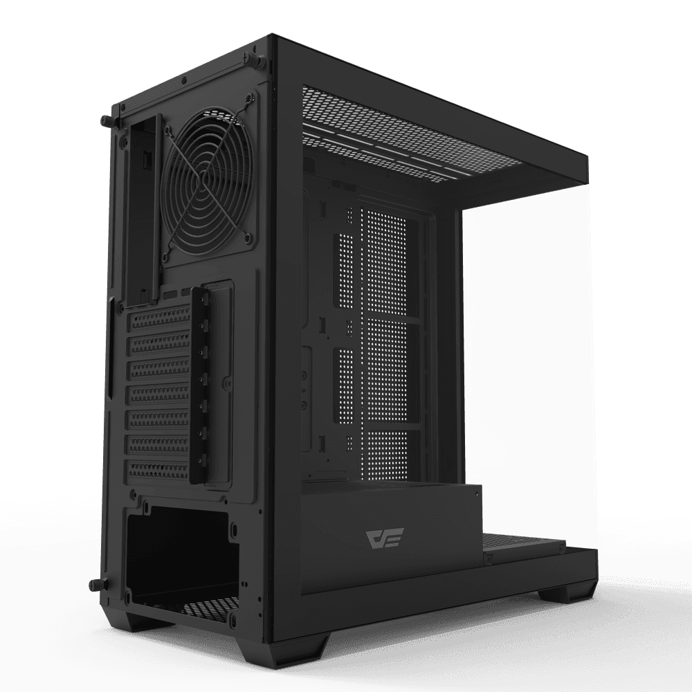 DarkFlash DS900 ATX M-ATX ITX Gaming PC Case with 7 ARGB Fans Pre-Installed, Tempered Glass Panels, Type-C Port, 0.5 SPCC Computer Case thumbnail 9