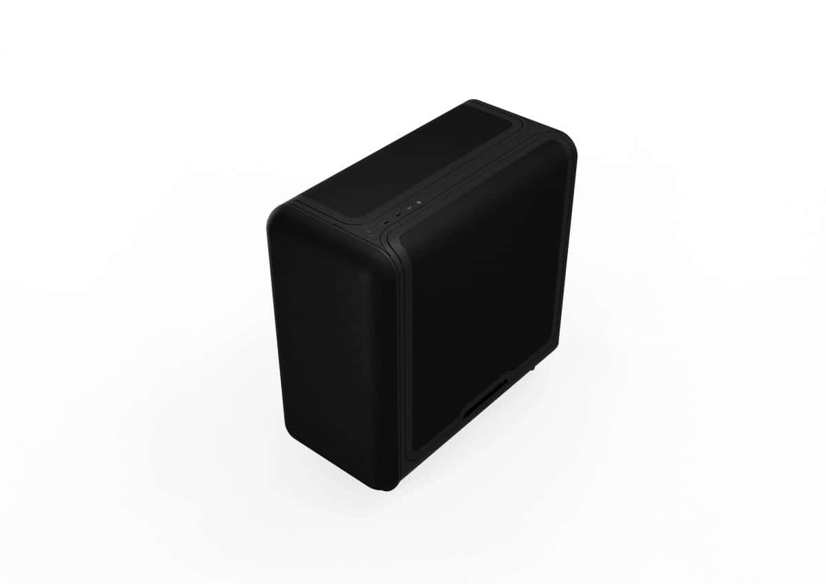HYTE Hyte X50 Air Mid-Tower Case, Pitch Black, Max Airflow Micro-Mesh Design, Cold-Floor GPU Cooling, E-ATX Support | CS-HYTE-X50A-BB - thumbnail 2