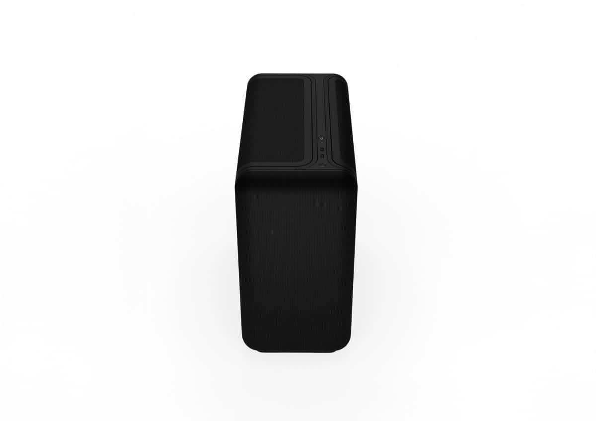HYTE Hyte X50 Air Mid-Tower Case, Pitch Black, Max Airflow Micro-Mesh Design, Cold-Floor GPU Cooling, E-ATX Support | CS-HYTE-X50A-BB - thumbnail 3