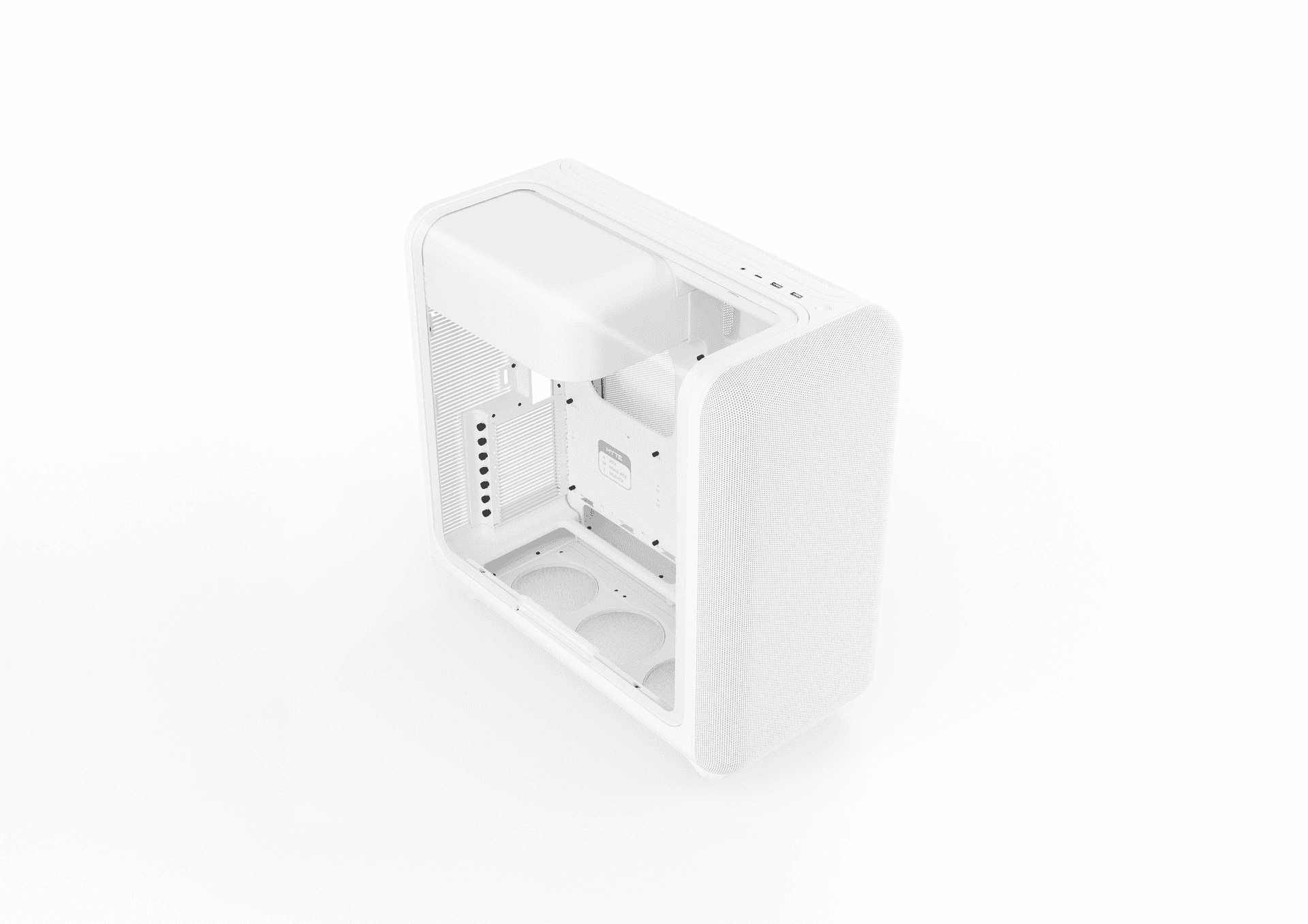 HYTE Hyte X50 Mid-Tower Case, Snow White, 63L Volume, Laminated Acoustic Glass Panel, Dual 360mm Radiator Support | CS-HYTE-X50G-WW - thumbnail 7