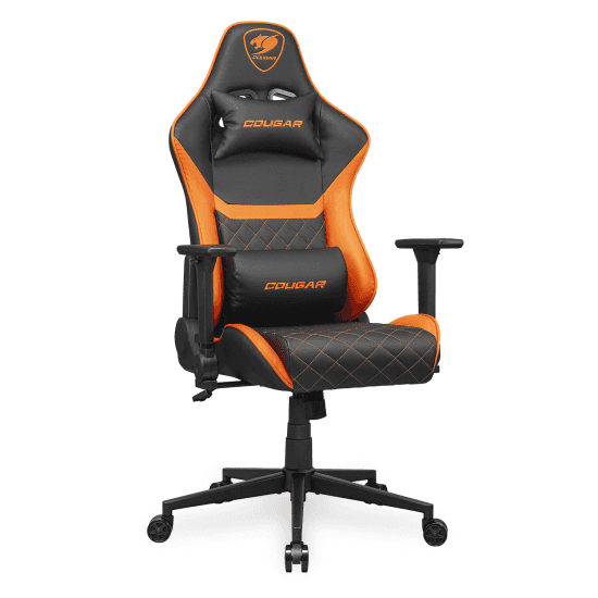 Cougar Armor One V2 Gaming Chair, PVC Leather, 4D Folding Armrests, Hidden securing strap for the lumbar pillow, 120 kg Weight Support | 3MA2FORB.0001 thumbnail 6