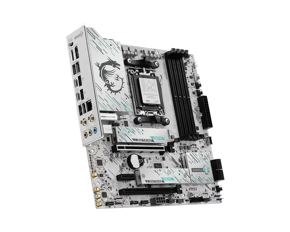 MSI MSI B850M GAMING PLUS WIFI Motherboard, AMD Ryzen AM5, DDR5, PCIe 5.0, WiFi 7 | 911-7E66-001 - thumbnail 3
