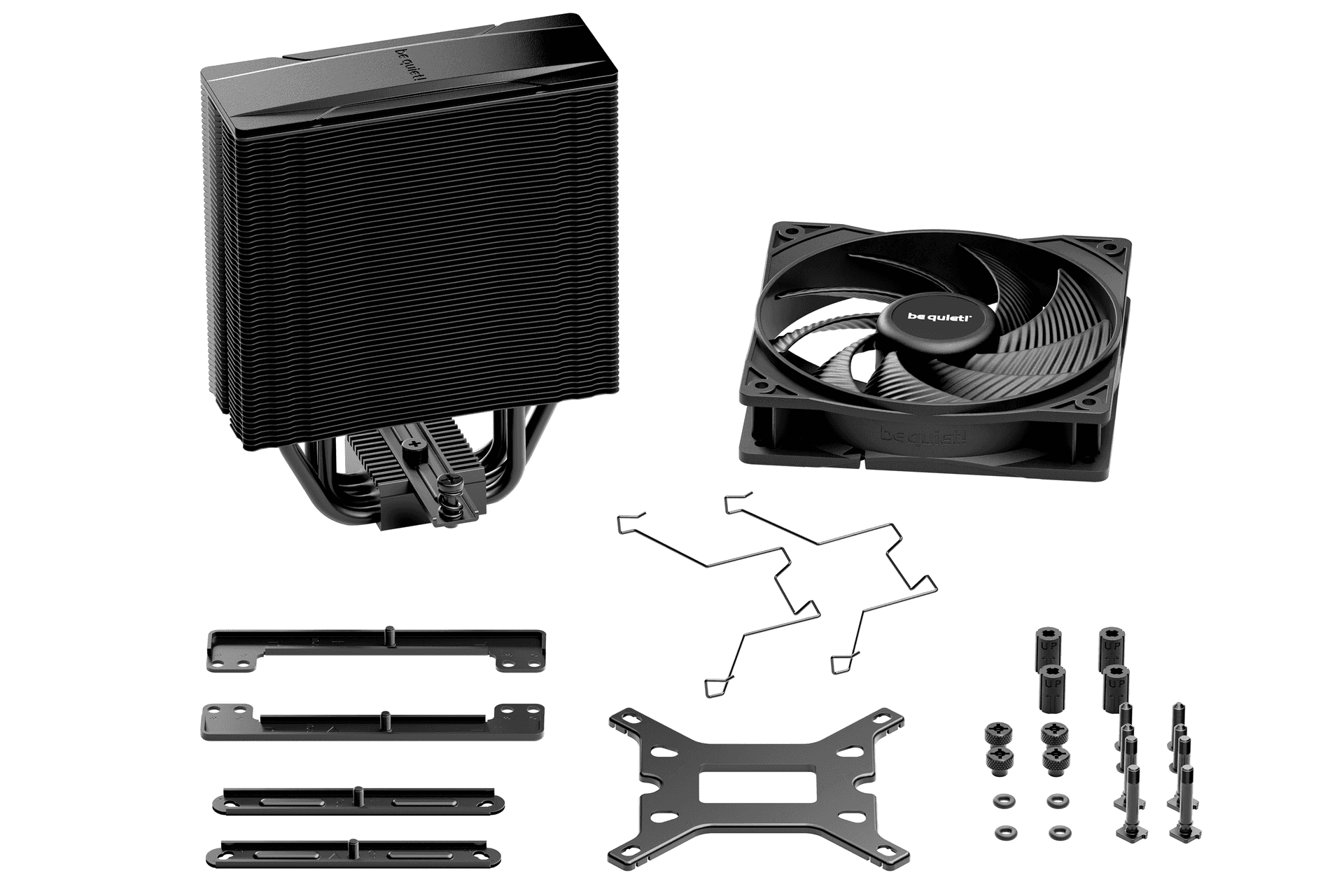 Be quiet! be quiet! Pure Rock 3 Black CPU Air Cooler | 4 High Performance 6mm Heat Pipes with HDT Technology | 120mm PWM Fan | AMD:AM4 AM5/Intel LGA 1700/1150/1151/1200 | Black | BK039 BK039 - thumbnail 5