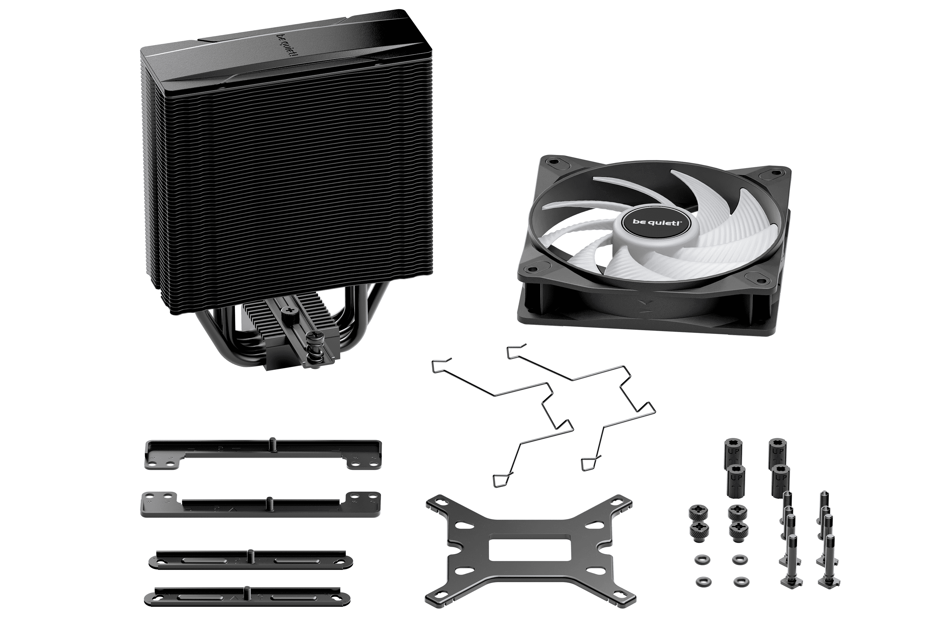 be quiet PURE ROCK 3 LX Black Air Cooler,  Light Wings LX 120mm PWM fan, Rifle Bearing, 4-pole fan motor | BK040 thumbnail 5