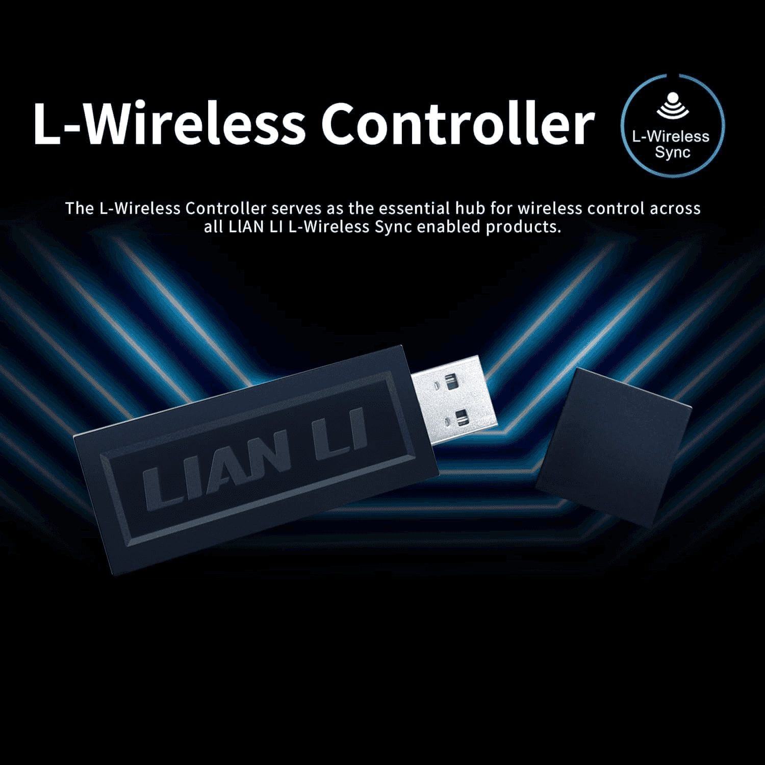 LIAN LI Lian Li UNI FAN SL Wireless LCD 120 Reverse Blade 3-Pack (Black) Case Fan, 1.6" LCD Display, 2.4 GHz Wireless Controller Included | 12RSLLCD1W3B - thumbnail 4