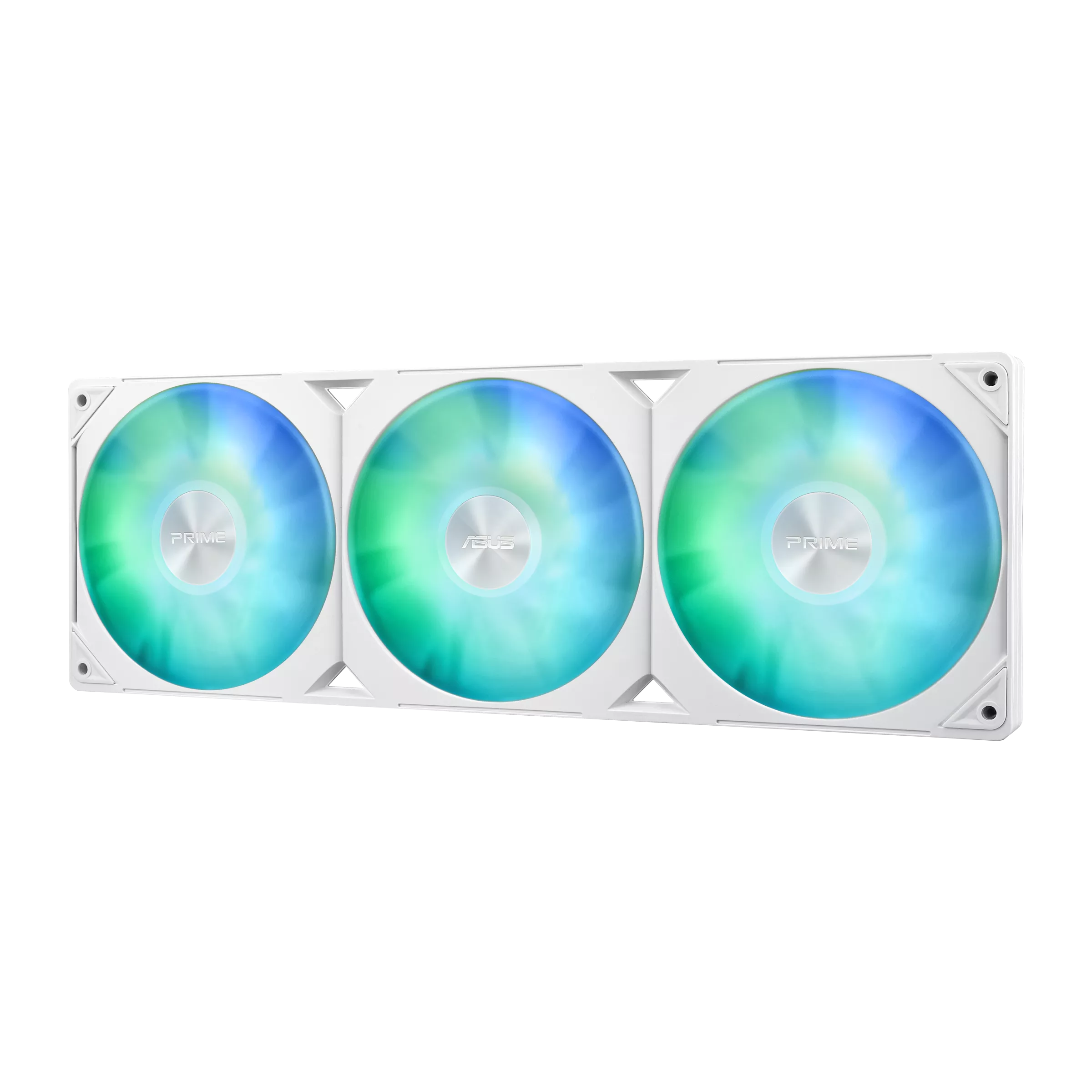 ASUS Prime LC 360 ARGB White Edition Liquid CPU Cooler, 360mm Radiator, 2200 RPM Fan Speed, 75.7 CFM Airflow, 400mm Sleeved Rubber | 90RC0102-B0EAY0 thumbnail 4