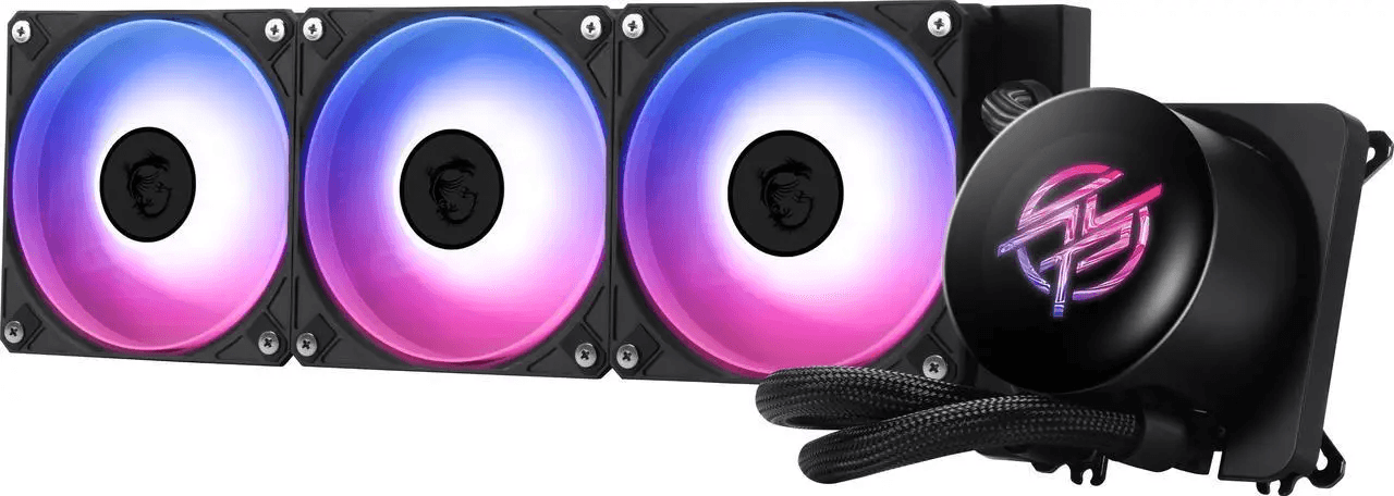 MSI MSI MPG CORELIQUID P13 360mm AIO Liquid CPU Cooler, 2.1” IPS Display, ARGB Gen2, CycloBlade Fans, LGA 1851 & AM5 Ready | 306-7ZWGA11-L80 - thumbnail 1