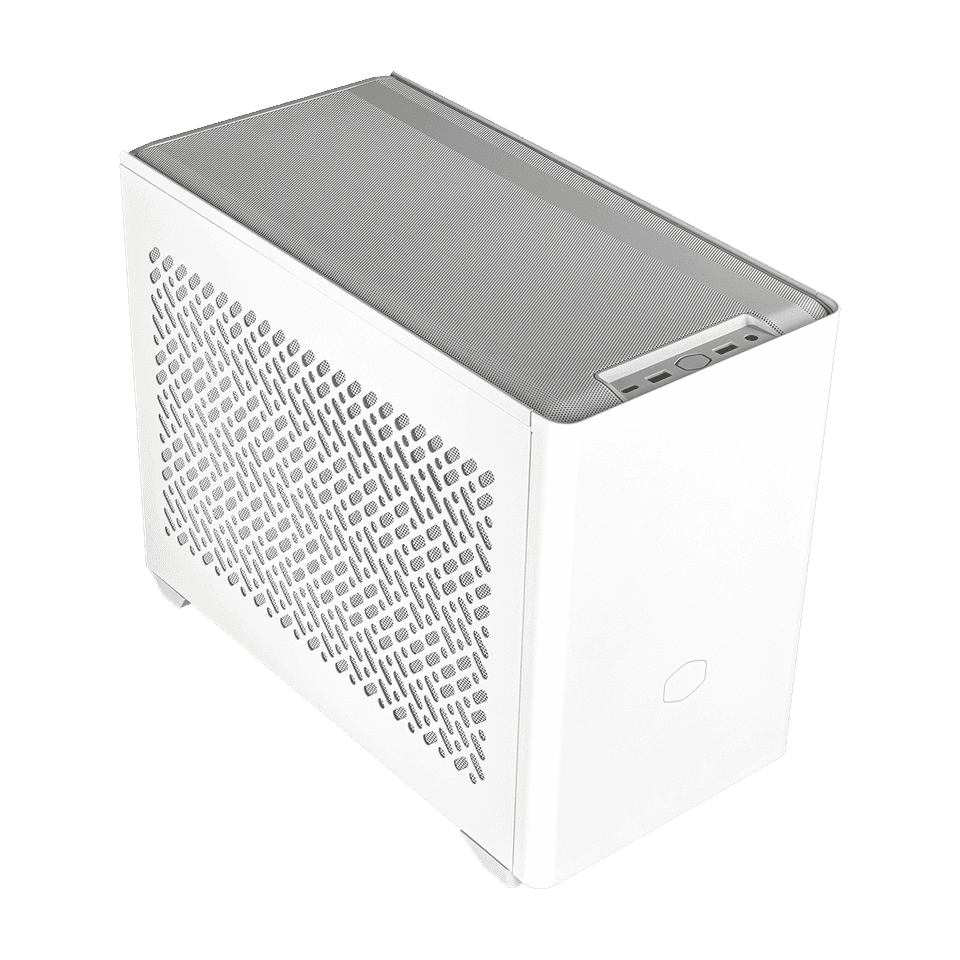 Cooler Master MasterBox NR200P V2 Mini-ITX White Computer Case, Tempered Glass, 1x Pre-installed Fan, Supports upto Motherboard Mini-ITX, Radiator 280mm, Power Supply SFX-L, Type C, USB 3.2 Gen 1 | NR200PV2-WCNN-S00 thumbnail 2