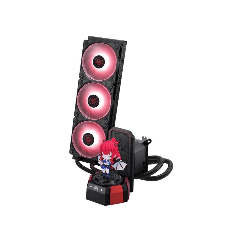 MSI MSI CORELIQUID A17 MLG Edition - AIO ARGB CPU Liquid Cooler - 360mm Radiator - LGA 1851 and AM5 Ready - Triple 120mm ARGB PWM Fans - Uni Bracket - Exclusive MLG Figure | 306-7ZW9M15-L80 - thumbnail 2