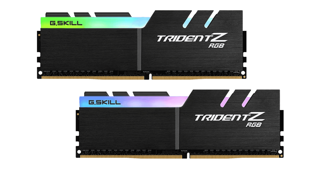 G Skill Trident Z RGB 64GB (2x32GB) DDR4 4000MTs Memory Kit (RAM), CL18-22-22-42 1.40V |  F4-4000C18D-64GTZR thumbnail 2