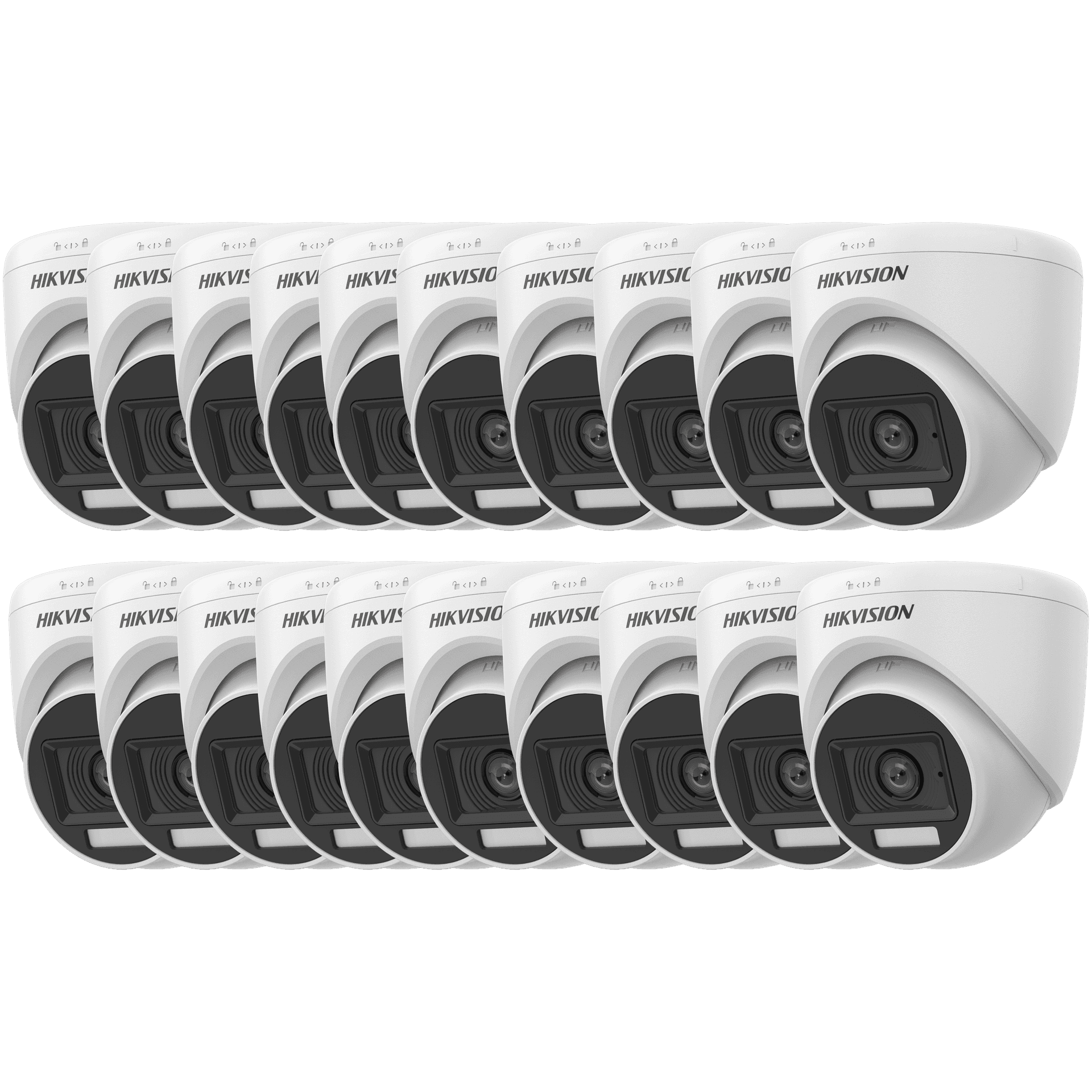 HIKVISION Hikvision 20x ANALOG  Camera Bundle, Hikvision DS-2CE76K0T-LPFS(2.8mm) 3K Smart Hybrid Light Audio Indoor Fixed Turret Camera HIKVISION DOME CAMERA - thumbnail 1