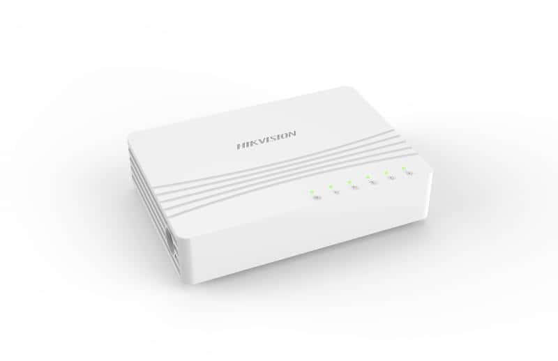 Hikvision DS-3E0505D-E 5 Port Gigabit Unmanaged Desktop Switch, 5 x 10/100/1000 Mbps Ethernet Ports thumbnail 4
