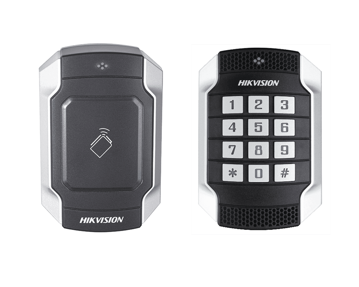 HIKVISION Hikvision DS-K1104 Pro Series Card Reader, M1 Contactless, IK10 Vandal-Proof, Zinc-Alloy Shell, RS-485 & Wiegand - thumbnail 1