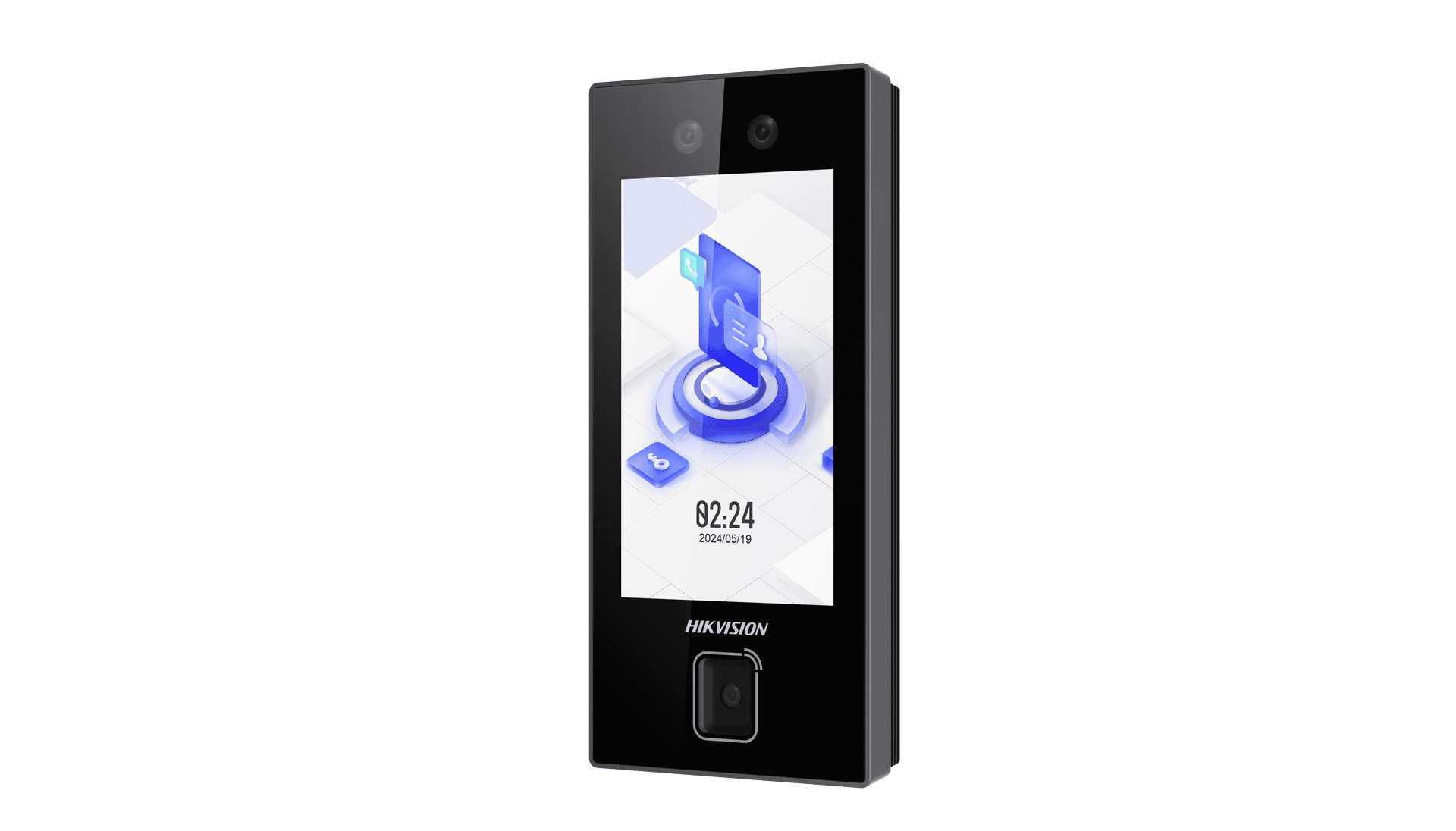 HIKVISION Hikvision DS-K1T344MBWX-QRE1 Face Recognition Access Control Terminal, 4.5″ Touchscreen, Face/Card/PIN/QR Authentication, 3000 Users, PoE Powered, Built-in M1 Reader - thumbnail 2
