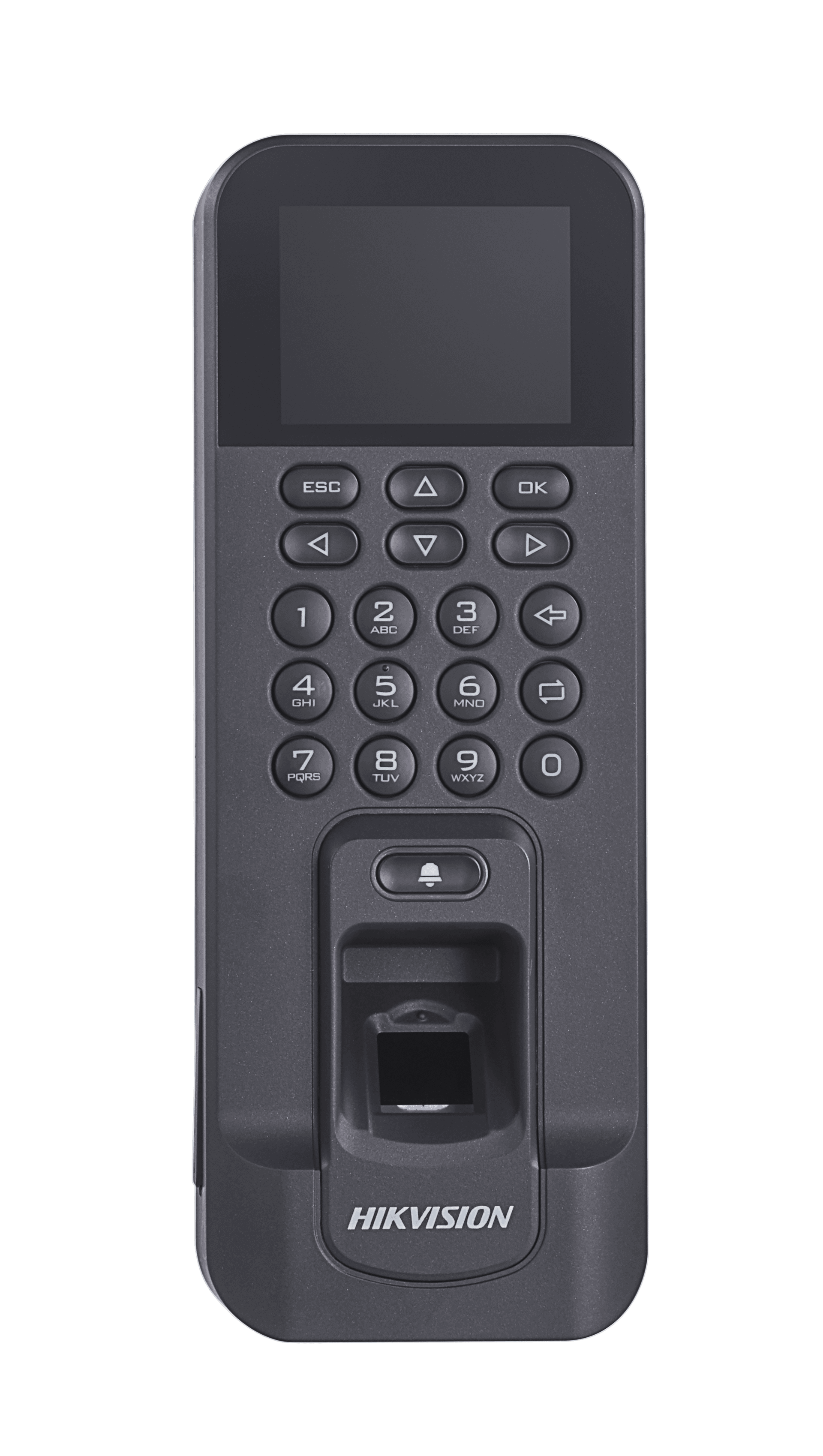 HIKVISION Hikvision K1T804AMF Series Fingerprint Terminal, 2.4" LCD Display, 3000 Fingerprints /3000 Cards / 100000 Events Storage, TCP/TP & Wi-Fi, RS-485, Alarm Input & Output, Black | DS-K1T804AMF - thumbnail 1