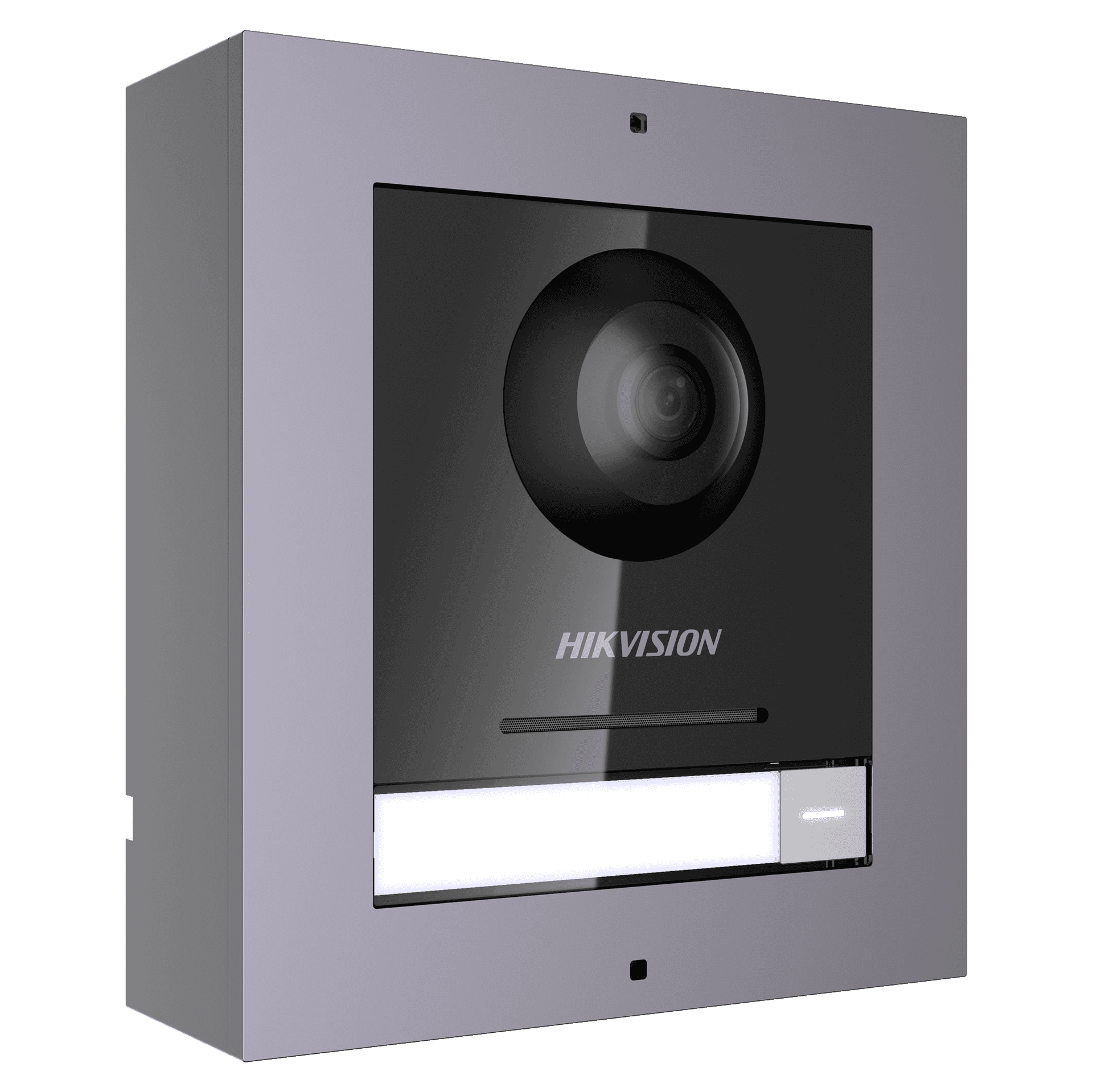 HIKVISION Hikvision DS-KD8003-IME1 KD8 Series Pro Modular Door Station With Brackets, 2MP HD Colorful Camera, Fish eye, IR Supplement, 1 Call physical Button, 2 lock relays, 4-ch alarm input, IP65, 12 VDC or standard PoE, - thumbnail 1